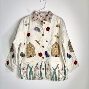 Vintage Patch Magic Reversible Quilted Jacket